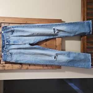 Levi's 501 Higher Mountain Light Wash Original Fit Straight Leg Jeans 34x34